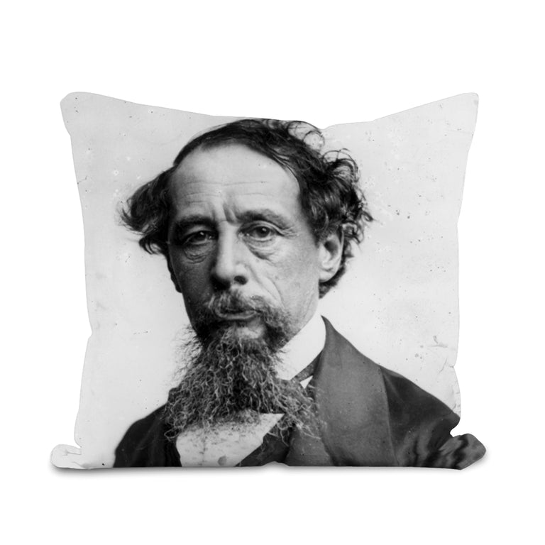 Charles Dickens author sofa CUSHION