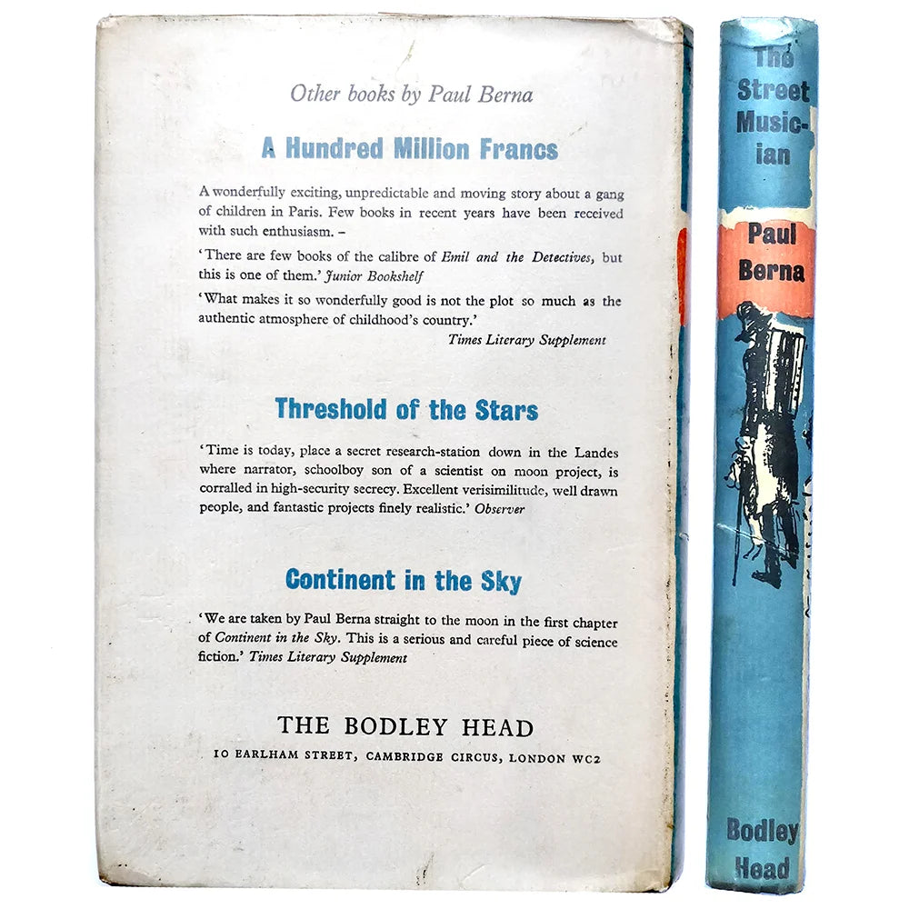 Paul Berna - The Street Musician - FIRST EDITION