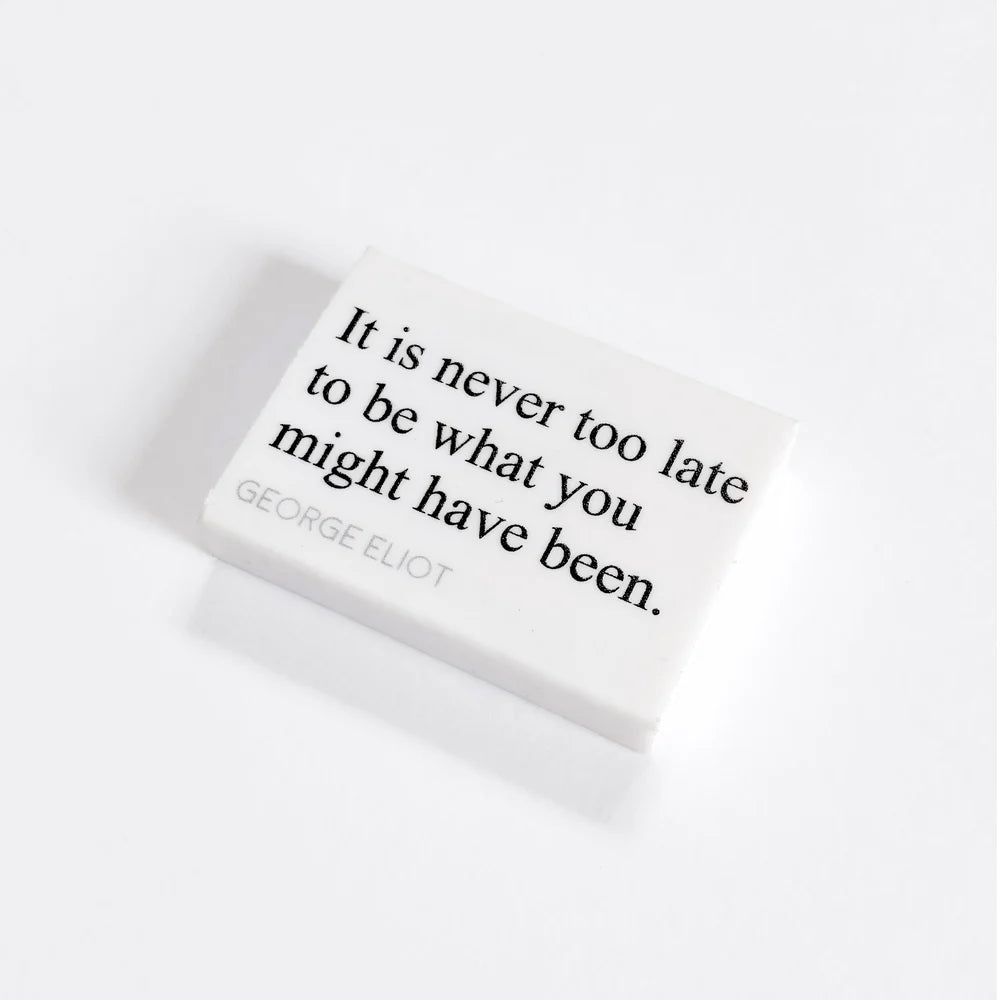 George Eliot Quote Rubber