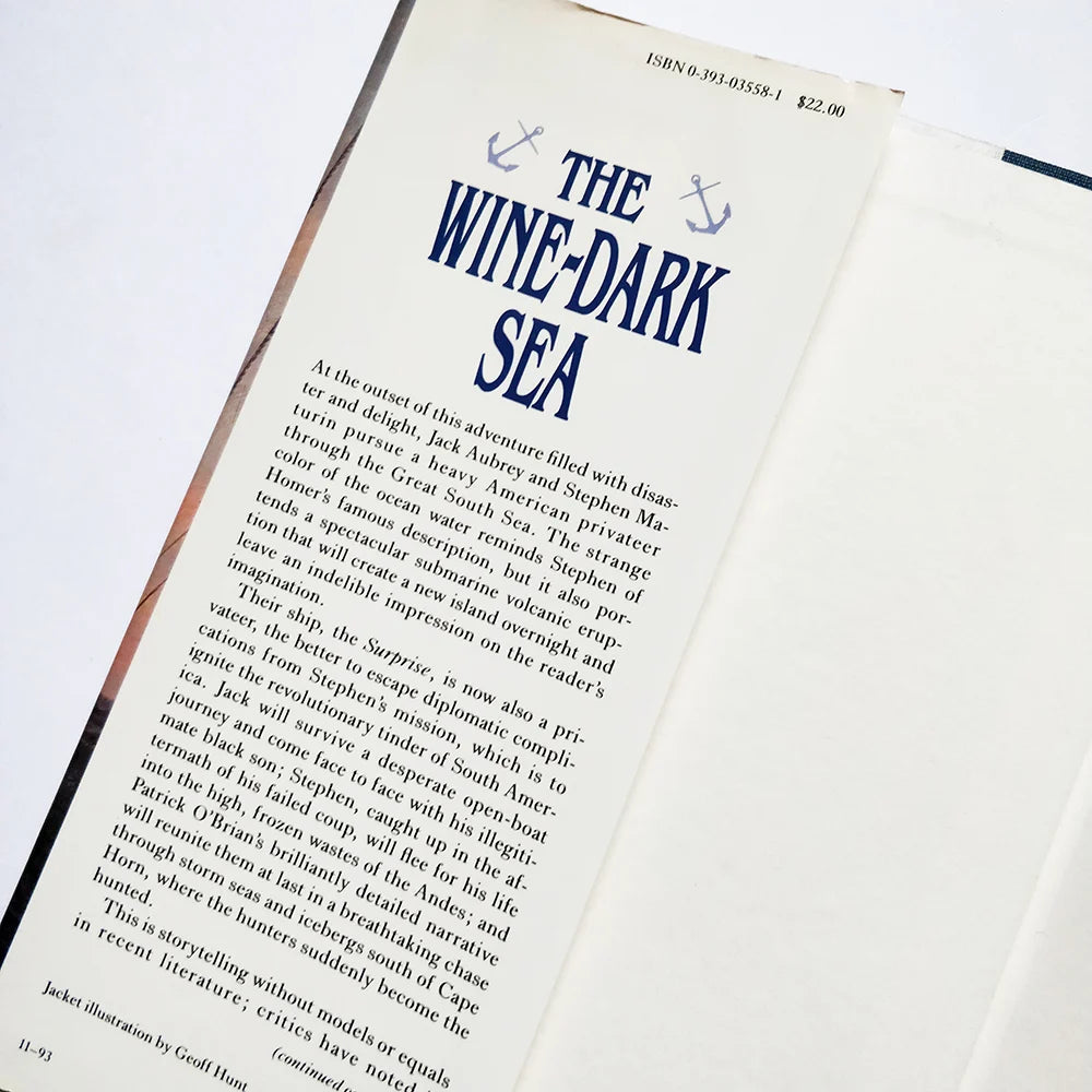 Patrick O'Brian - The Wine-Dark Sea - FIRST EDITION