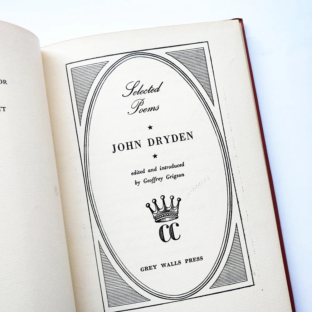 Selected Poems of John Dryden