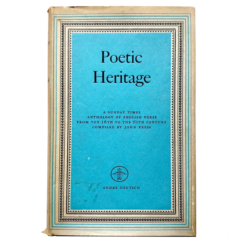 Poetic Heritage - Anthology of English Verse - FIRST EDITION