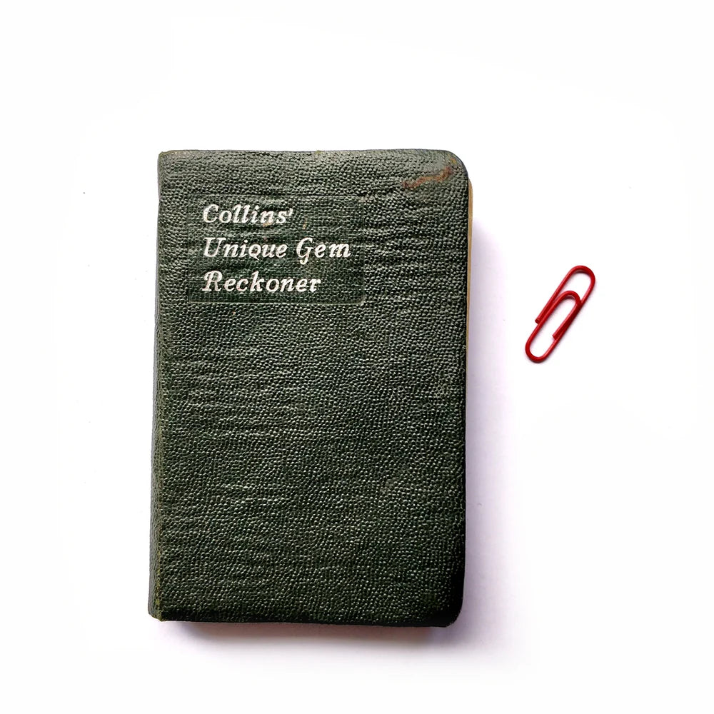 Miniature Book: Collins' Unique Gem Reckoner