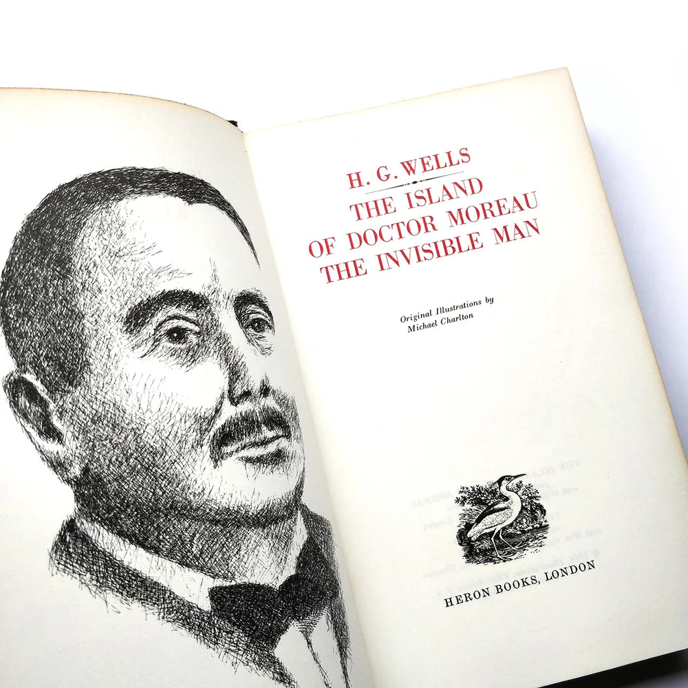 H G Wells - The Island of Doctor Moreau & The Invisible Man - FIRST EDITION