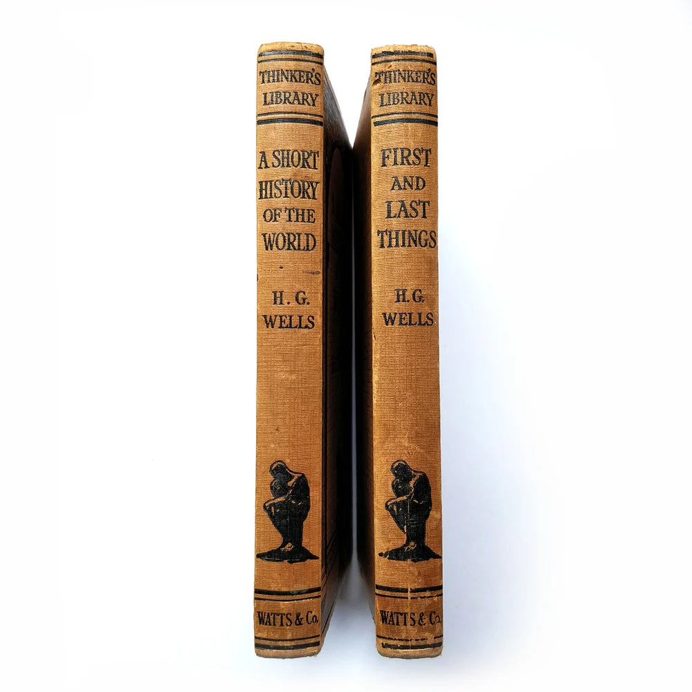 H G Wells Thinkers Library: Two Uniform Volumes from 1929 - FIRST EDITIONS