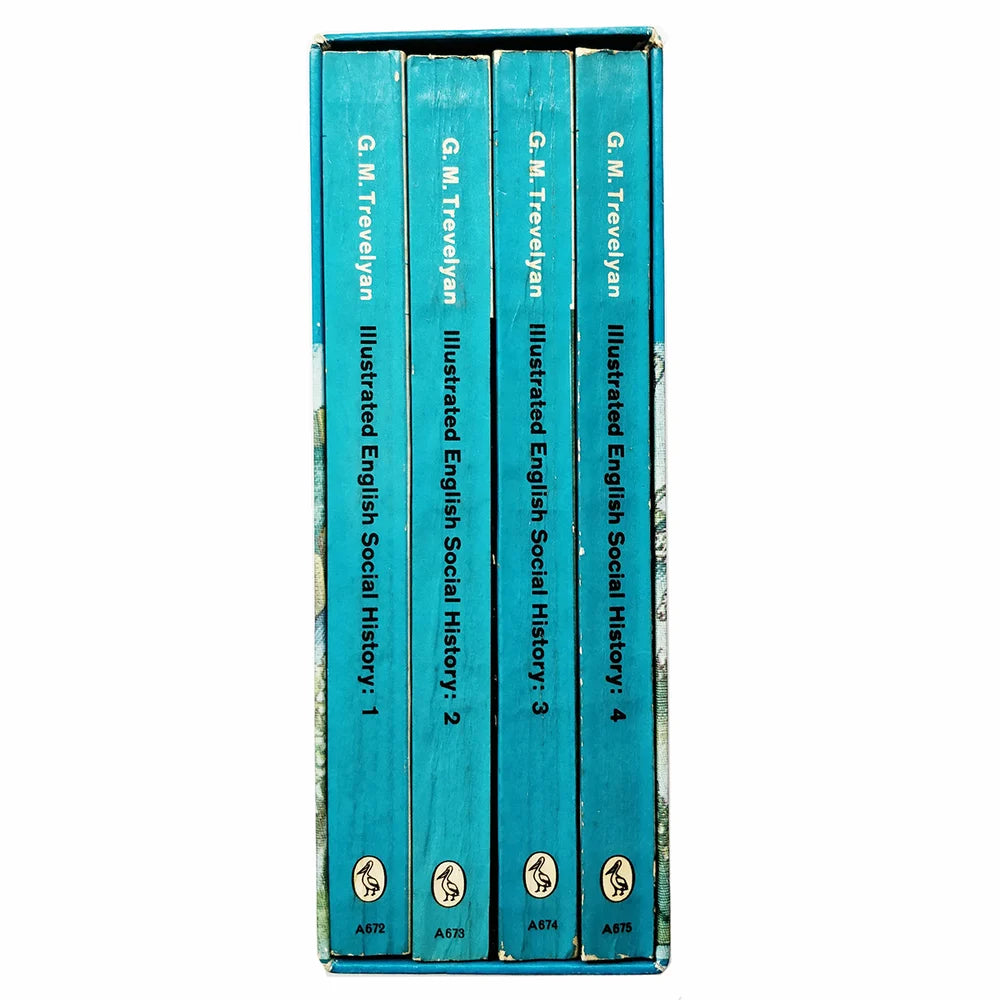 G M Trevelyan - Illustrated English Social History - Complete Boxed Set