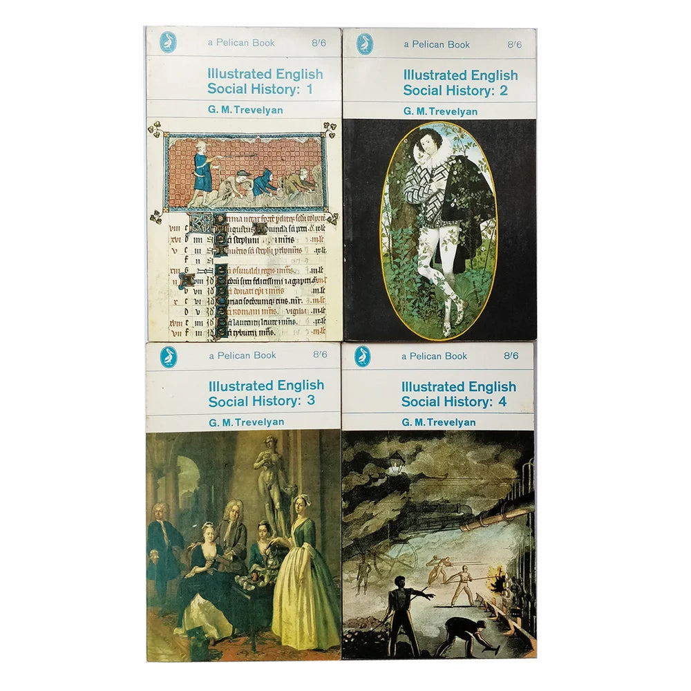 G M Trevelyan - Illustrated English Social History - Complete Boxed Set