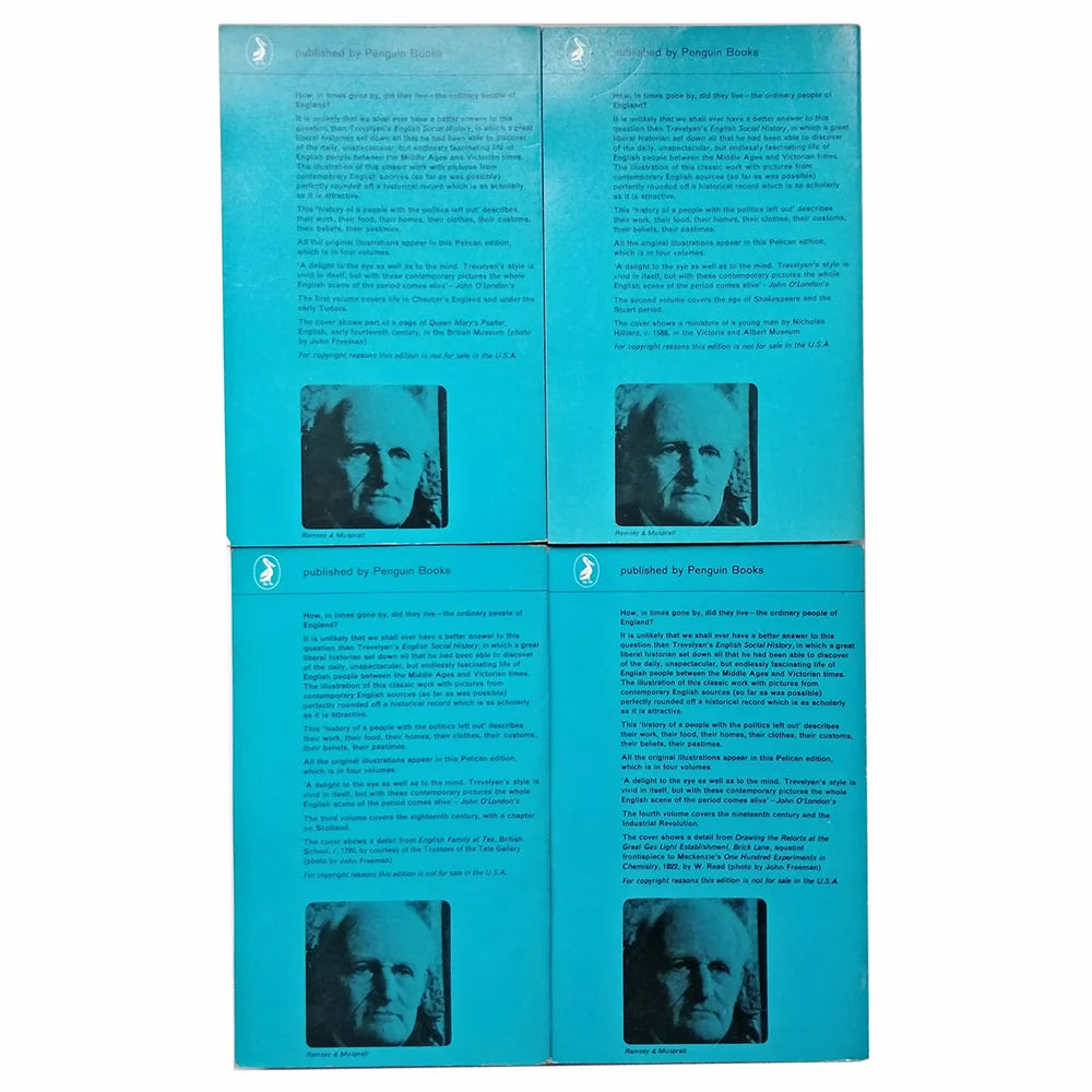 G M Trevelyan - Illustrated English Social History - Complete Boxed Set