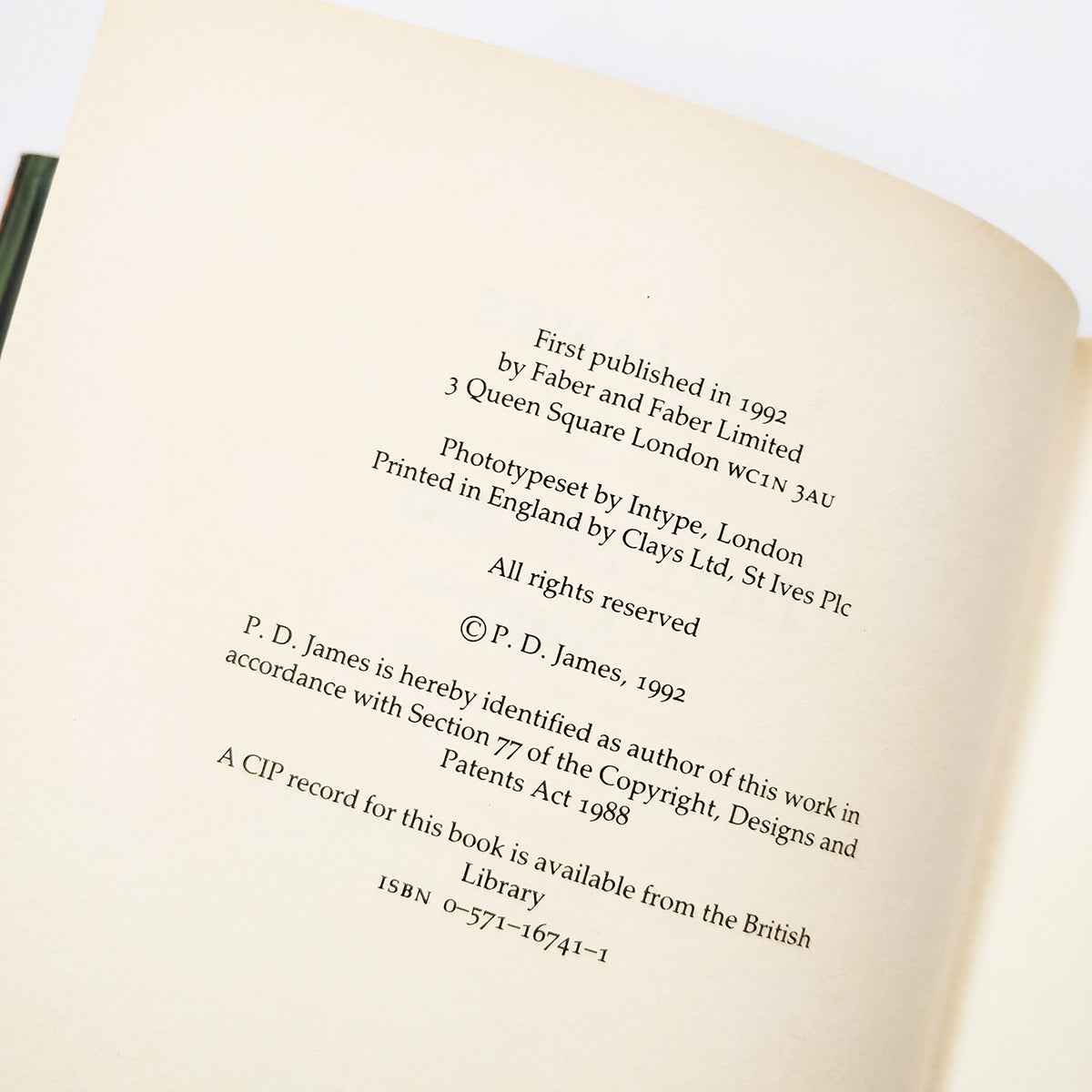 P D James - The Children of Men - FIRST EDITION
