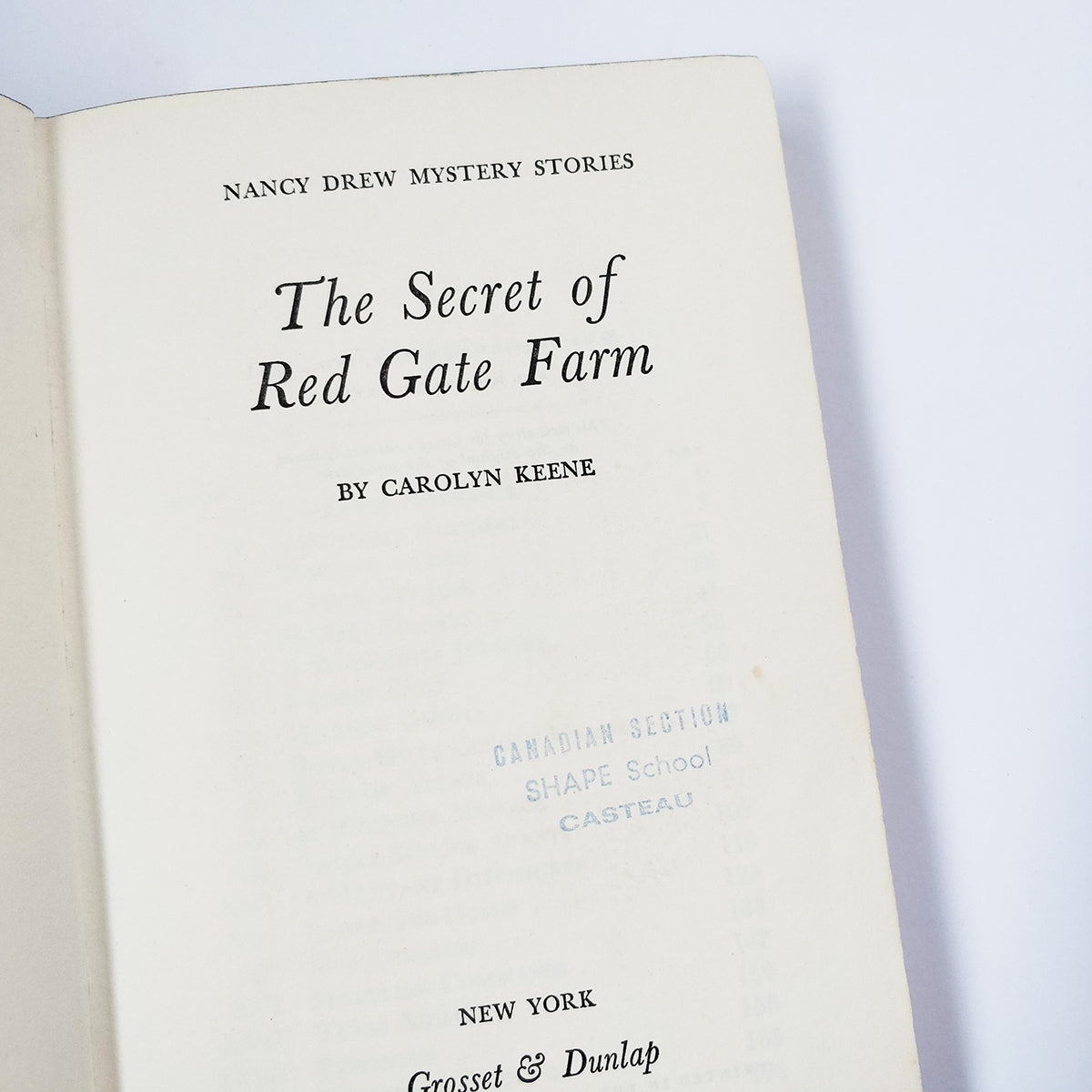 Carolyn Keene - Nancy Drew: The Secret of Red Gate Farm - FIRST EDITION