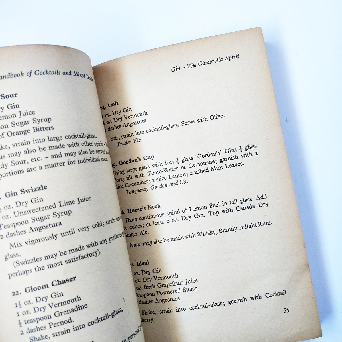 Booth's Handbook of Cocktails and Mixed Drinks