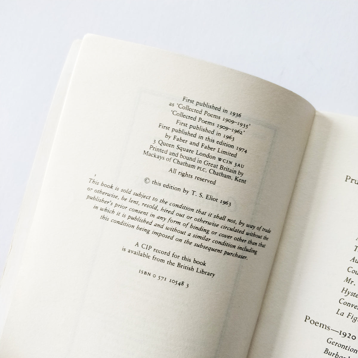 T S Eliot - Collected Poems 1909-1962