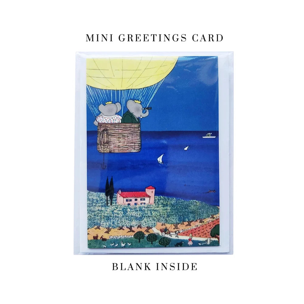 Babar Mini Greetings Card