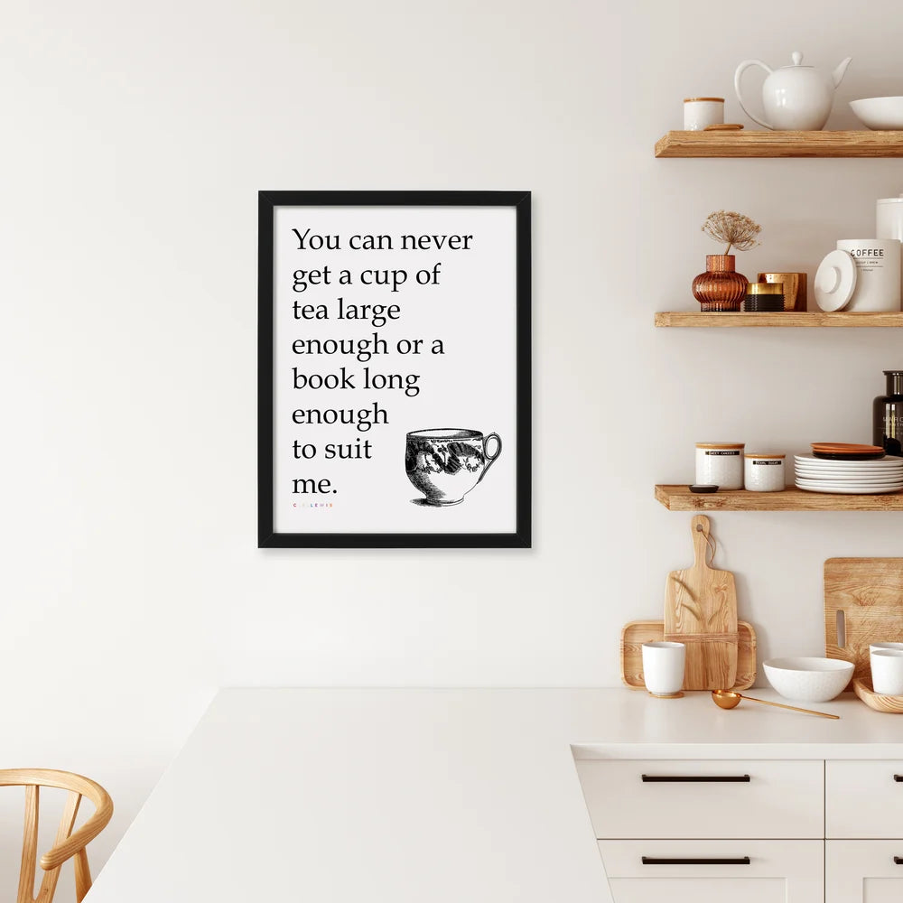 Cup of Tea & a Book PRINT
