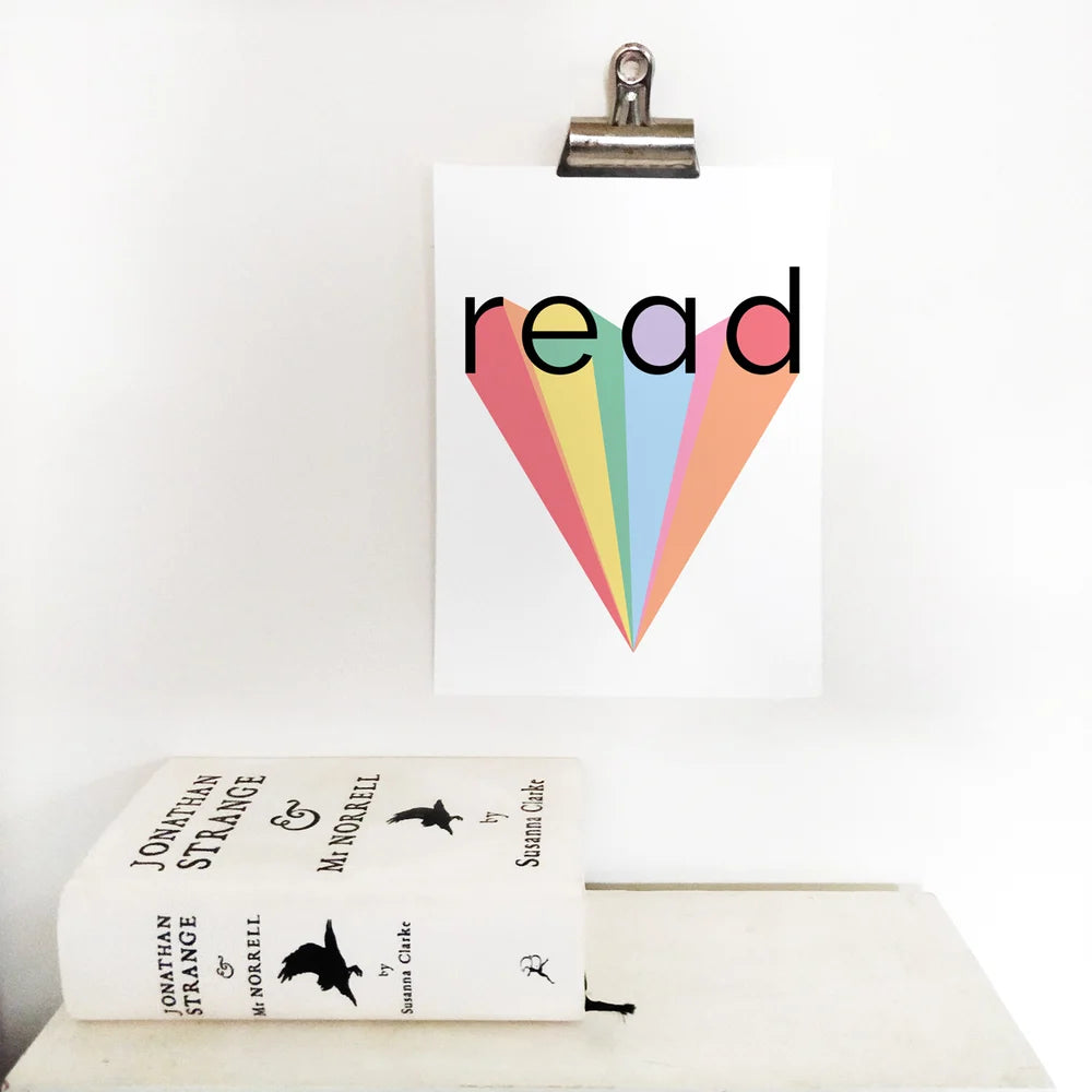 Rainbow Read Print