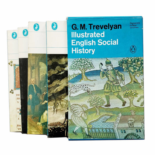 G M Trevelyan - Illustrated English Social History - Complete Boxed Set