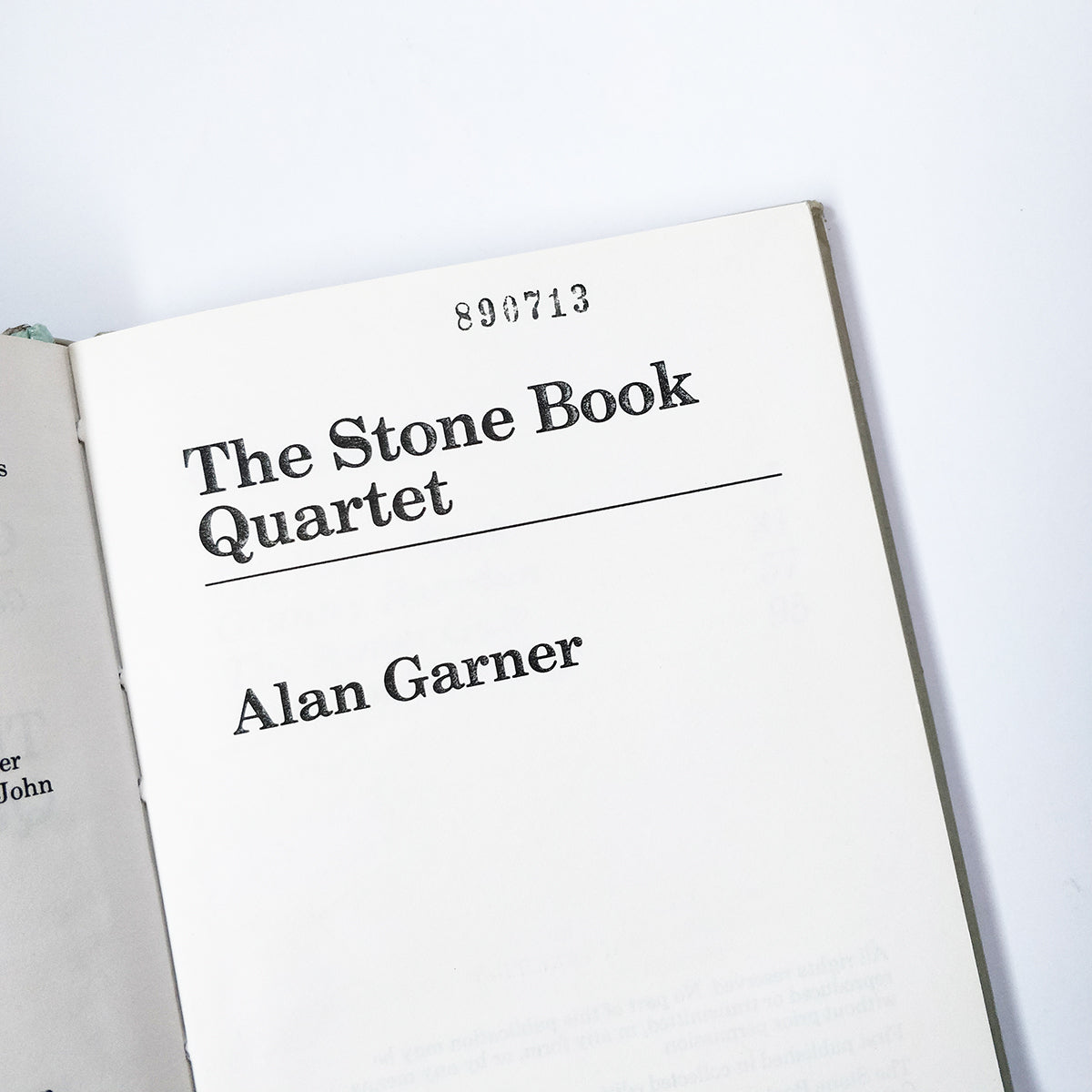 Alan Garner - The Stone Book Quartet - FIRST EDITION