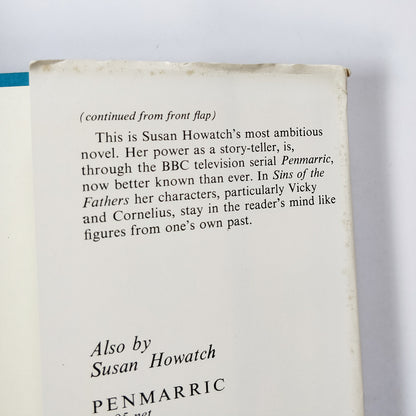 Susan Howatch - Sins of the Fathers FIRST EDITION