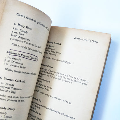 Booth's Handbook of Cocktails and Mixed Drinks