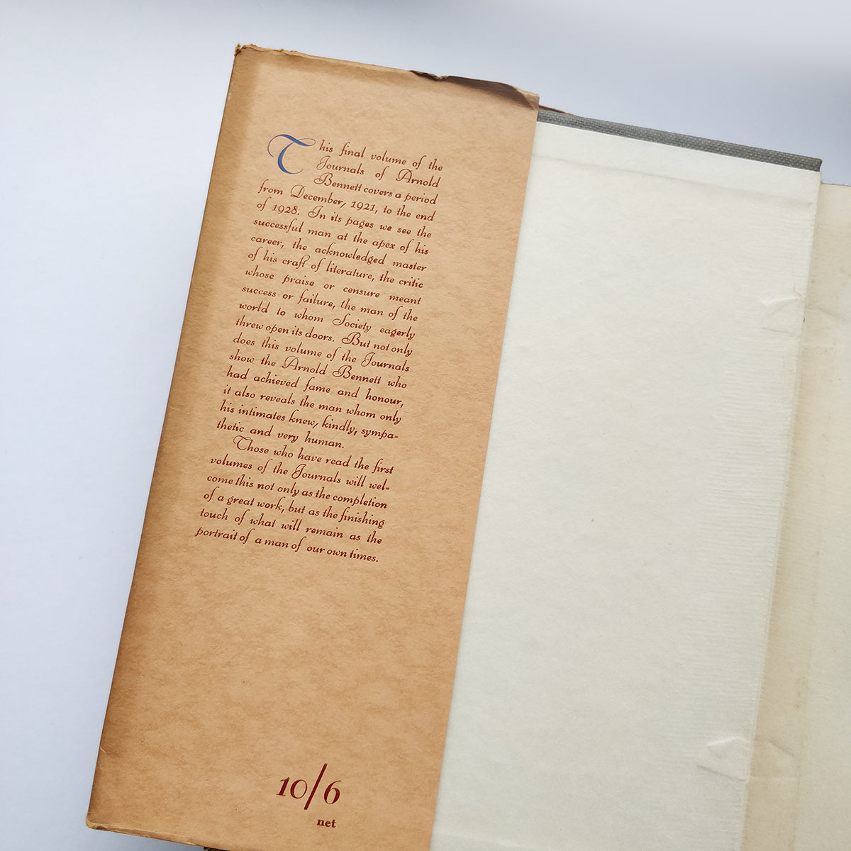 The Journals of Arnold Bennett: Volume 3: 1921-1928 FIRST EDITION