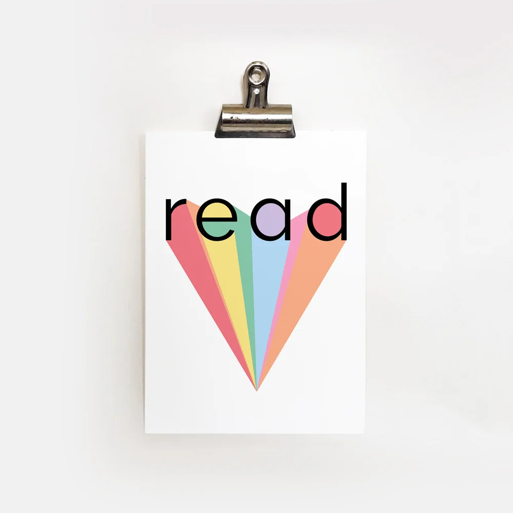 Rainbow Read Print